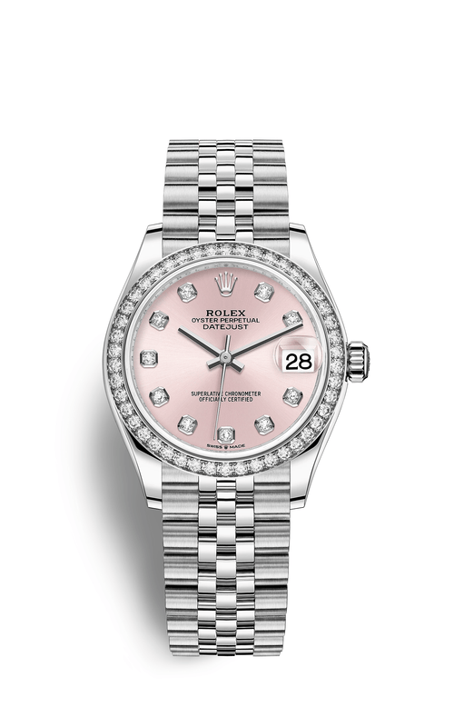 SILVER PINK WATCH