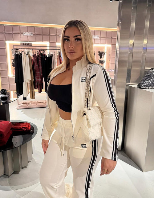 C WHITE TRACKSUIT