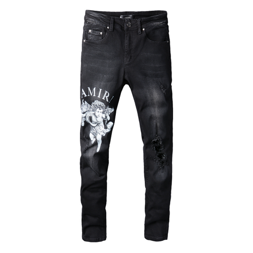 Black Angel Graphic Denim