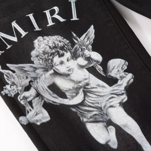 Black Angel Graphic Denim