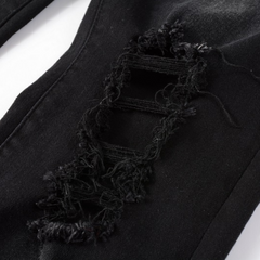 Black Angel Graphic Denim