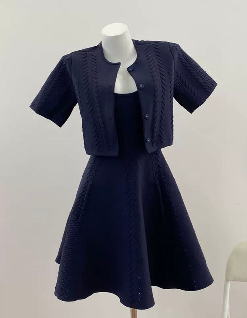MAJE DRESS SET MARINE