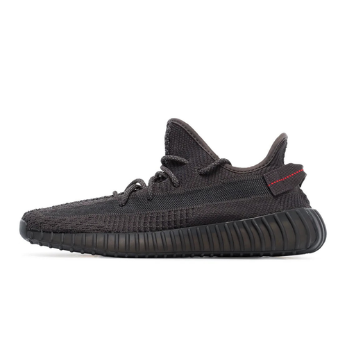 Black Static Knit Sneakers