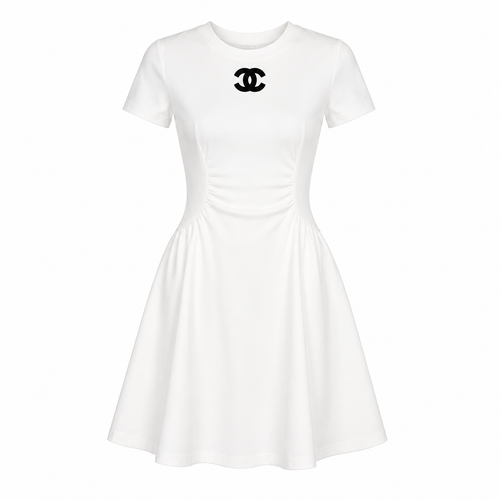 C SHORT WHITE DRESS
