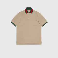 "GG" Polo Cotton