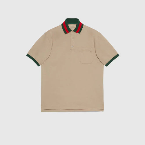 "GG" Polo Cotton