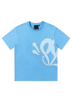 "Graffiti" Short set Babyblue