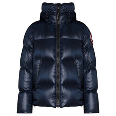 "Goose" Shiny Puffer Blue