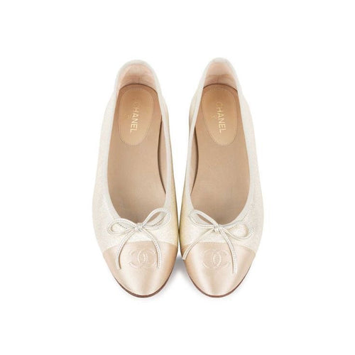 CHAMPAGNE BALLERINA FLATS