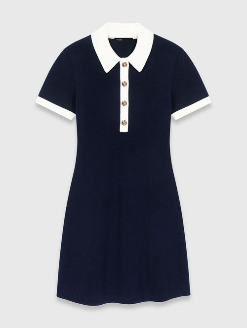 MAJE POLO DRESS