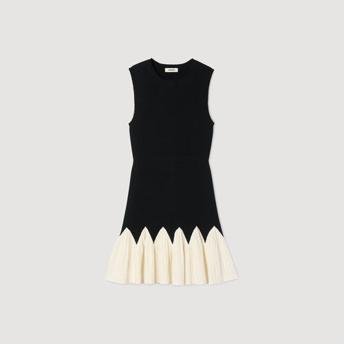 SANDRA TWO TONE KNITTED DRESS