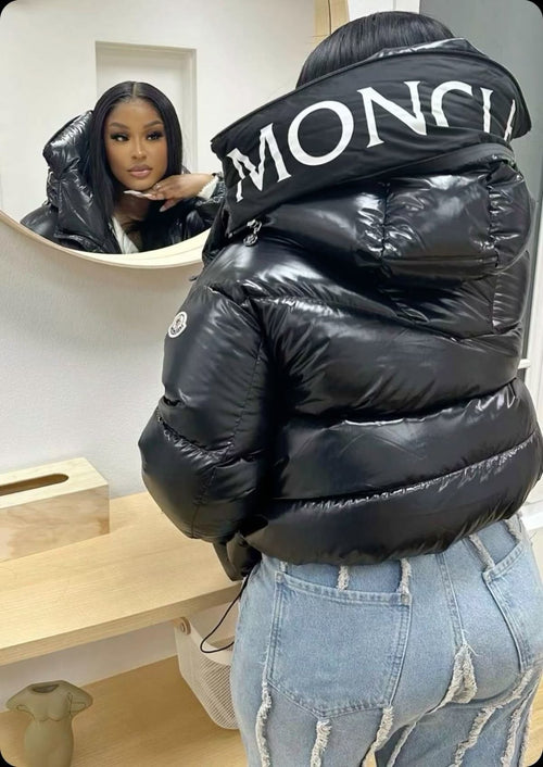 HOODED LETTER COAT