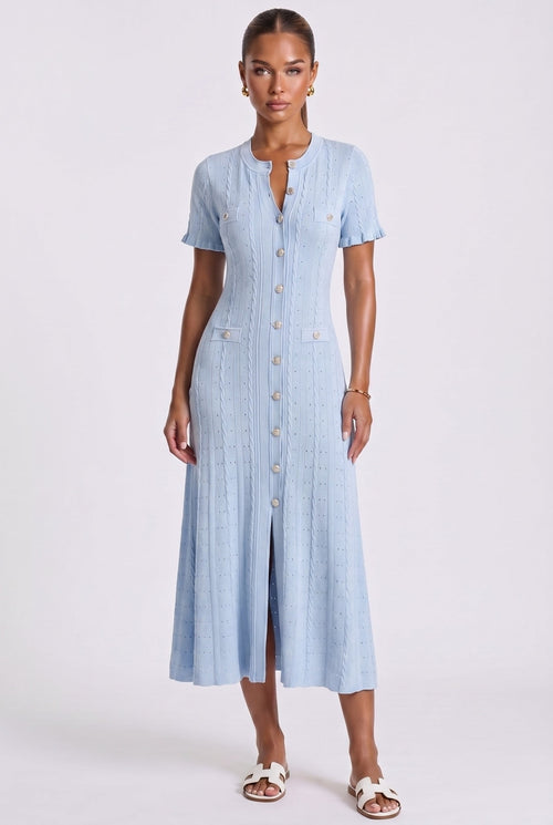 Aria Maxikleid - Hellblau