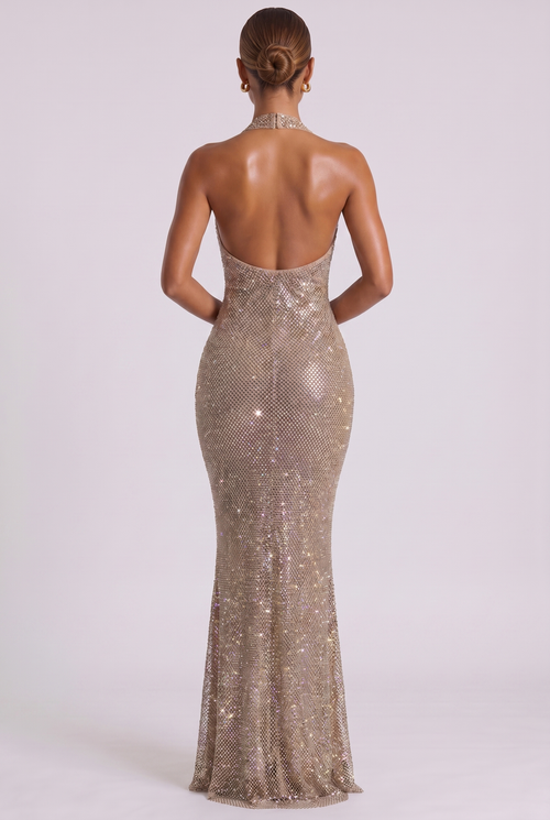 Celestra Maxikleid - Champagne