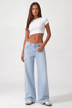 Low Waist Jeans Wide Leg – Baby Blue