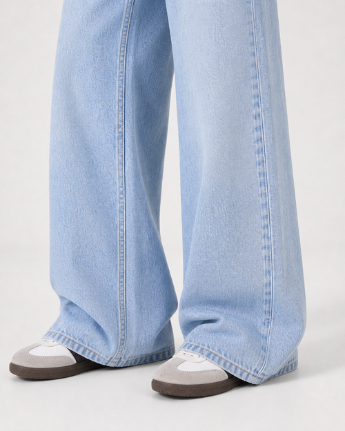 Low Waist Jeans Wide Leg – Baby Blue