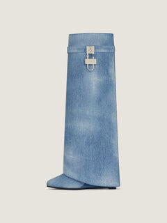 DENIM BOOTS