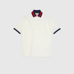 "GG" Polo Cotton