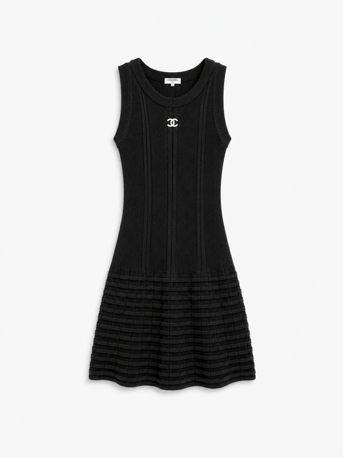 C A-LINE BLACK DRESS