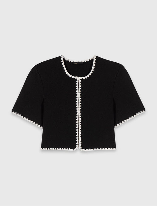 MAJE DRESS SET BLACK LINES