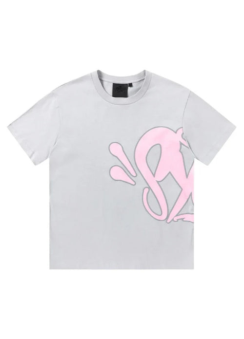 "Graffiti" Short set Grey Pink