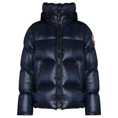 "Goose" Shiny Puffer Blue