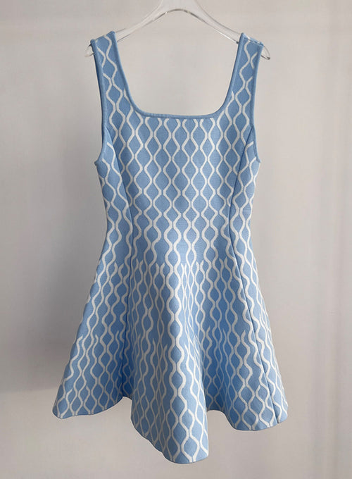 MAJE DRESS BLUE