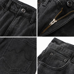 Dark Grey Basic Jeans