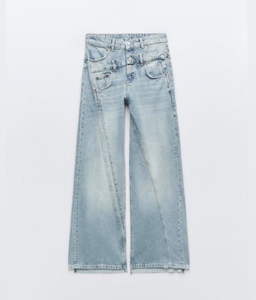 DOUBLE DENIM JEANS
