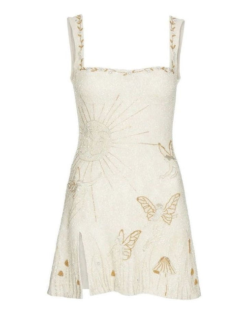 GOLD BUTTERFLY DRESS