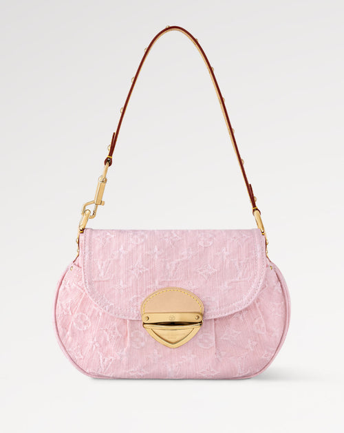 LIGHT PINK DENIM BAG