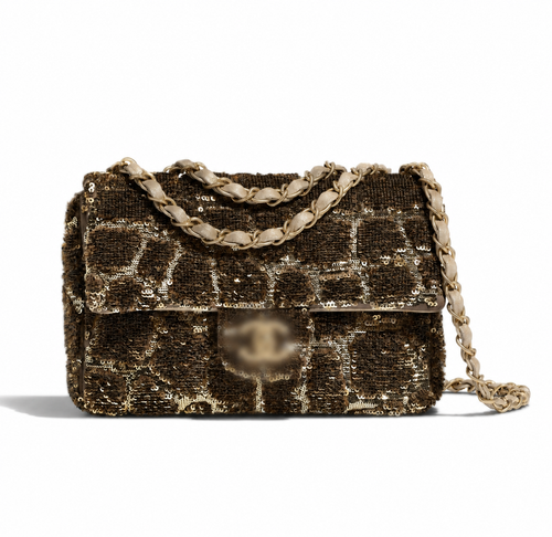 BROWN PATTERN BAG