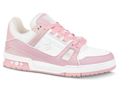 pink white sneakers