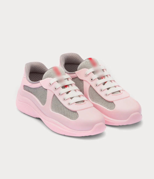 Baby pink cupsy sneakers