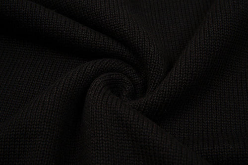 "HEART" - SWEATER BLACK (UNISEX)
