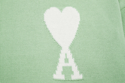 "HEART" - SWEATER MINT (UNISEX)