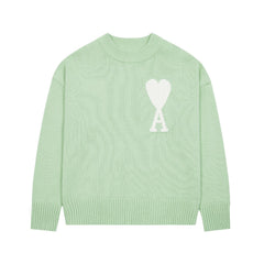 "HEART" - SWEATER MINT (UNISEX)