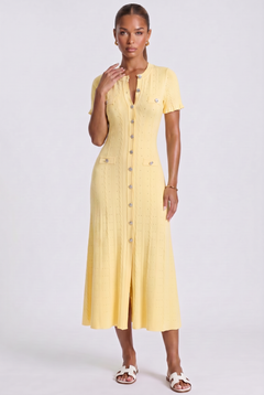 Aria Maxikleid - Lemon