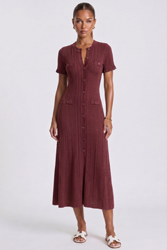 Aria Maxikleid - Weinrot