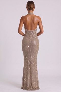 Celestra Maxikleid - Champagne