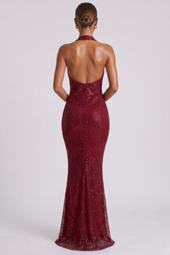 Celestra Maxikleid - Weinrot