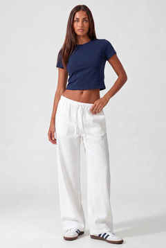 Linen Pants - Weiss
